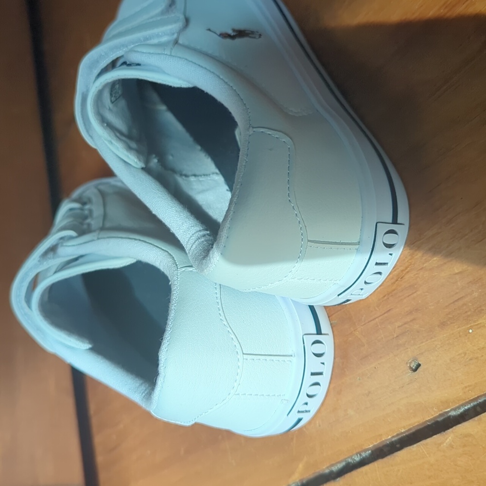 LIKE NEW Polo Leather Velcro Shoes - Picture 3 of 12